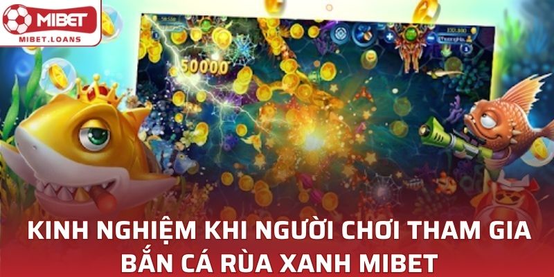 Kinh nghiệm khi người chơi tham gia bắn cá rùa xanh MIBET
